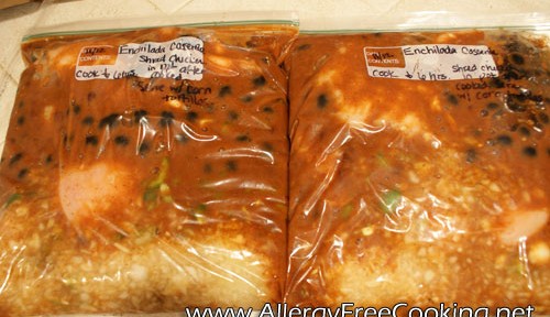 Allergy Free Chicken Enchilada Wraps